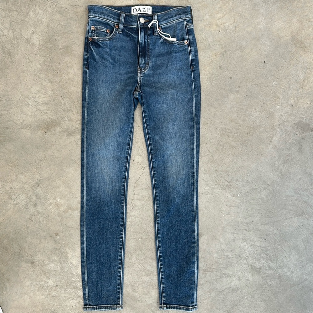 Daze Denim Call You Back Mid Rise Skinny